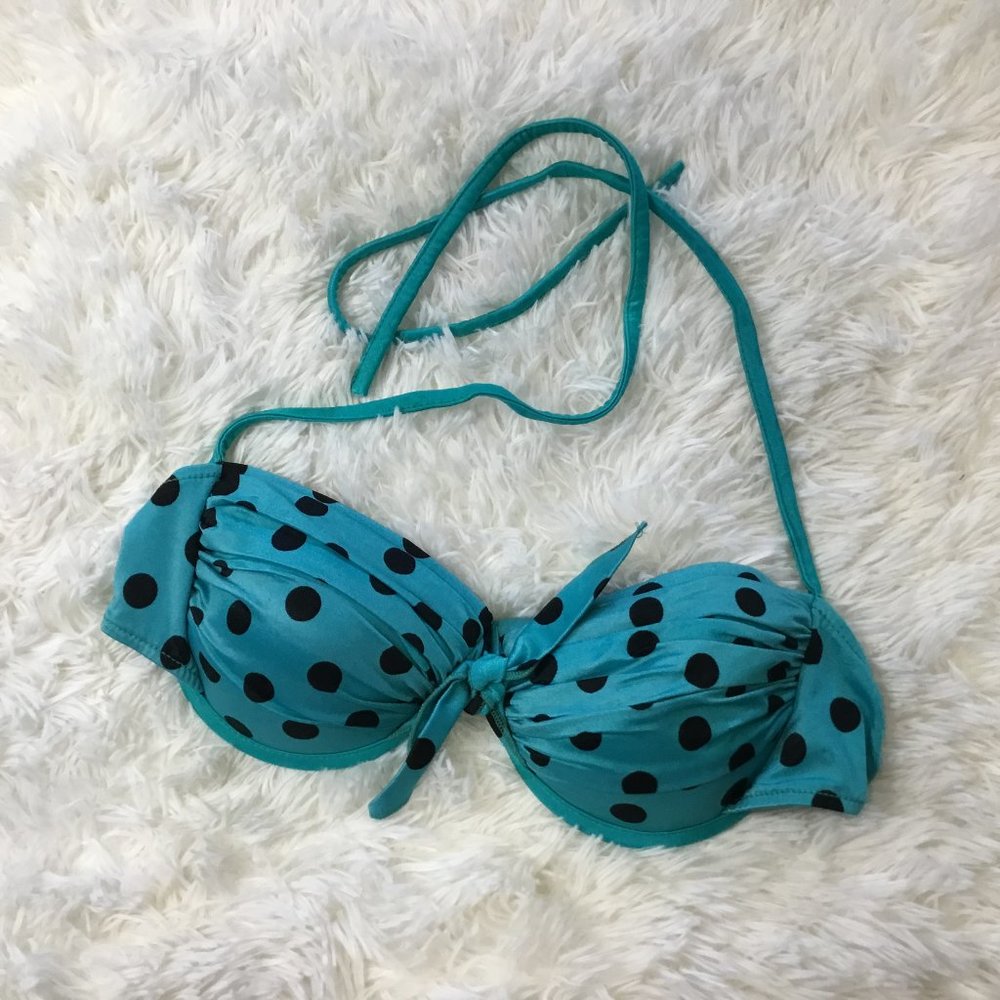 Polka Dot Bikini Top